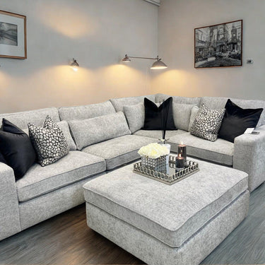 Rovigo Premium Corner Sofa - Ash Grey Generic