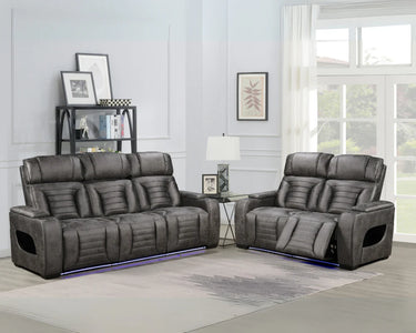 Eclipse 2+3 Seater Electric Recliner with LED Lights & USB Charging