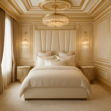 Valencia Grande Velvet Bed CK Sofas Inc.