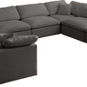 Candy Feather Filled U Shape Corner Sofa CK Sofas Inc