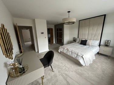 Sunburst Deluxe Headboard Bed CK Sofas Inc