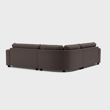 Modena XL Double Corner Sofa - Double Espresso