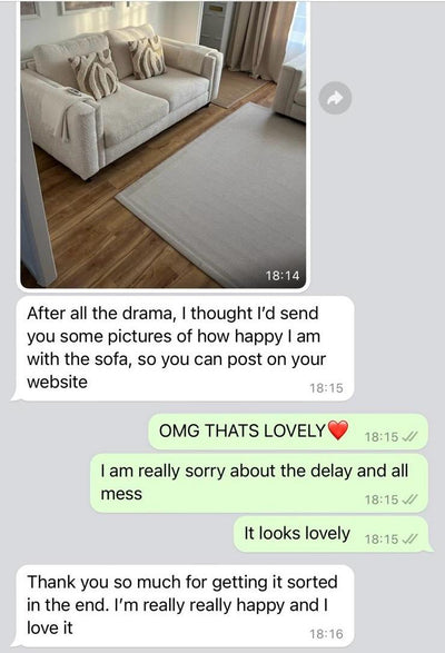 Customer review screenshot