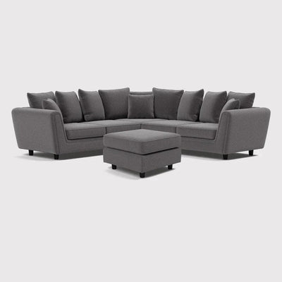 Ascot Double Corner Sofa Footstool Set CK Sofas Inc