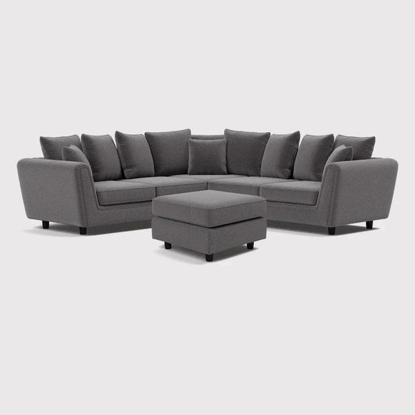 Ascot Double Corner Sofa Footstool Set CK Sofas Inc