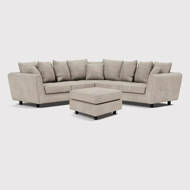 Ascot Double Corner Sofa Footstool Set CK Sofas Inc