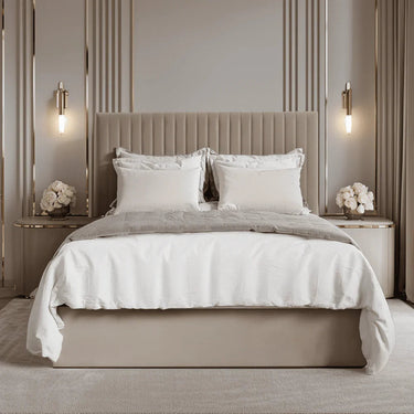 Becky Luxe Plush Ottoman Panelled Bed CK Sofas Inc.