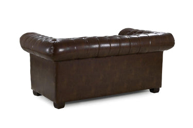 Chesterfield Leather 2 Seater - Antique Brown CK Sofas Inc