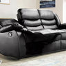 Parma Aiyr Leather Reclining Sofa - Black Couchek