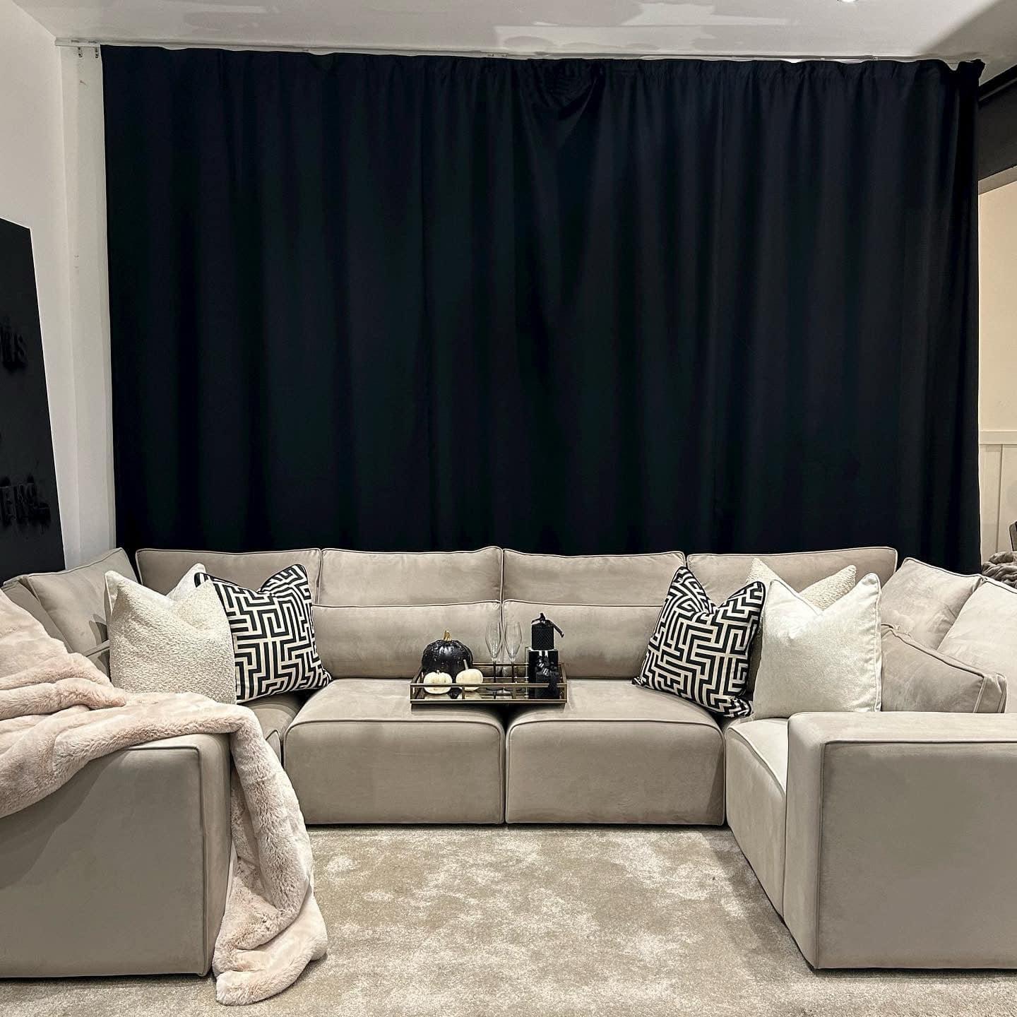 Merico Closed End U Shape Sofa - Stylish and Comfortable – CK Sofas Inc.