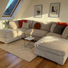 Missy Boucle U Shape Sofa CK Sofas Inc