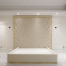 Sunburst Deluxe Headboard Bed CK Sofas Inc